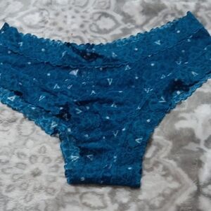 Victoria's Secret Teal Lace Cheeky Panties